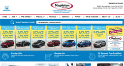 Desktop Screenshot of napletonlovesparkhonda.com